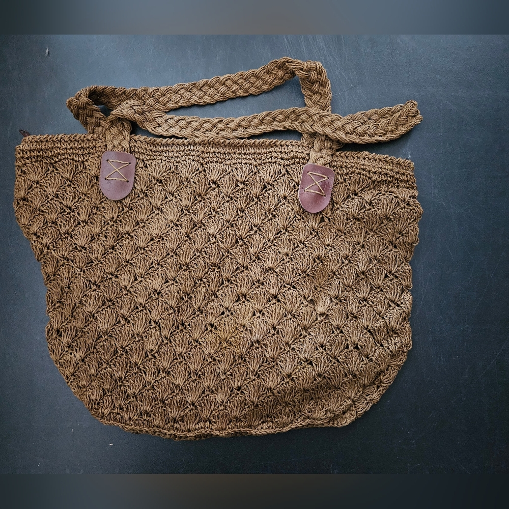 Vintage - Tweeds NWOT Handwoven Brown Tote Bag
